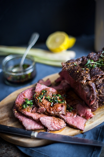 Roastbeef s citrónovou trávou